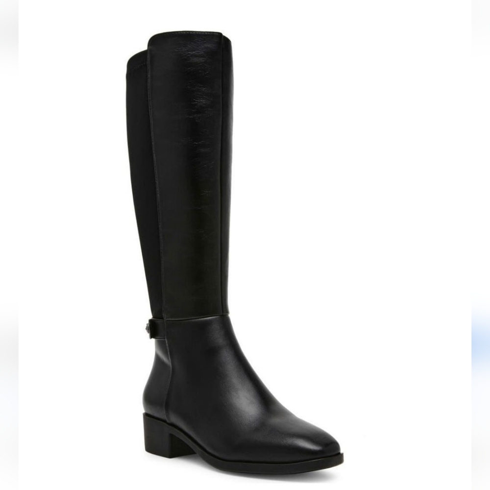 Anne Klein Black Over the Knee Boots